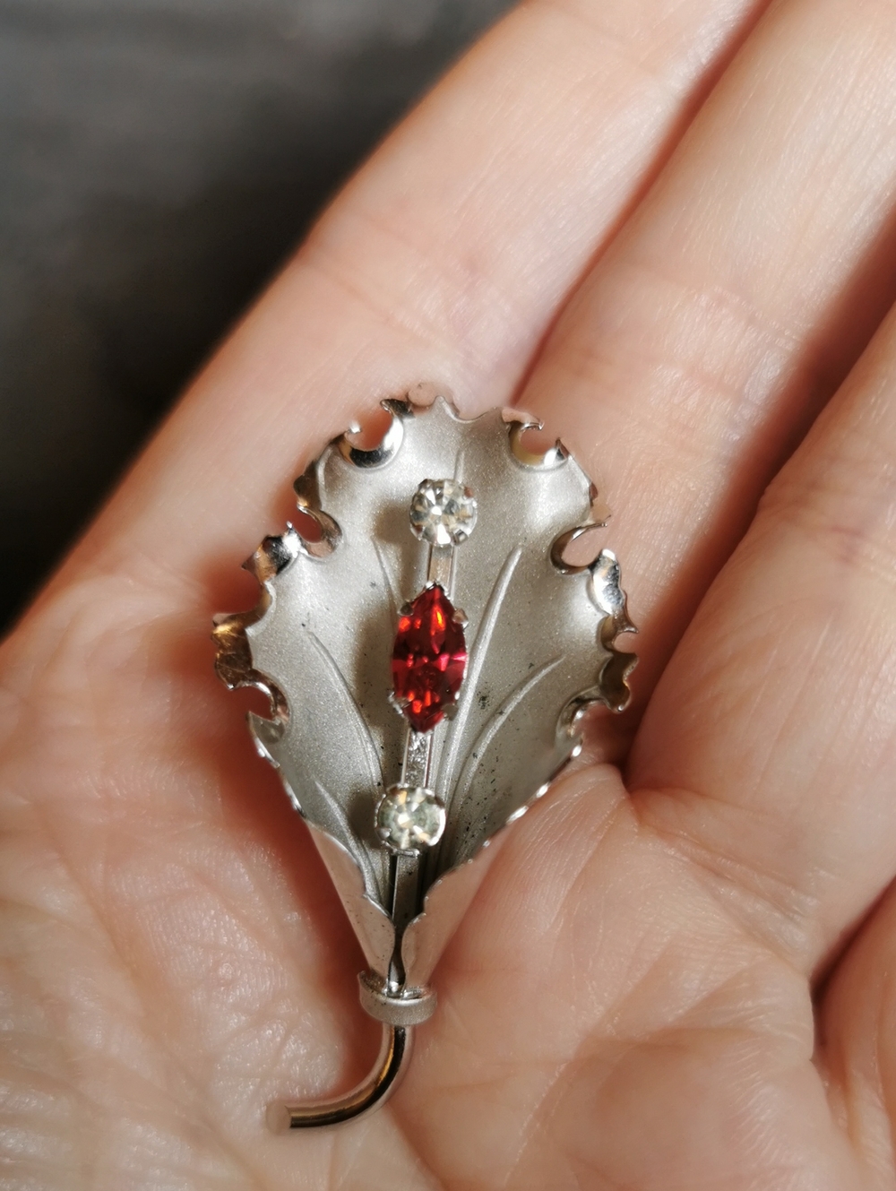 1950's Sterling Silver Boyd Brooch And Earrings -Women's Jewelry